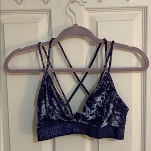 PINK Velvet Bralette